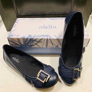 Abella Clara Ballet Flats - Navy Nap
